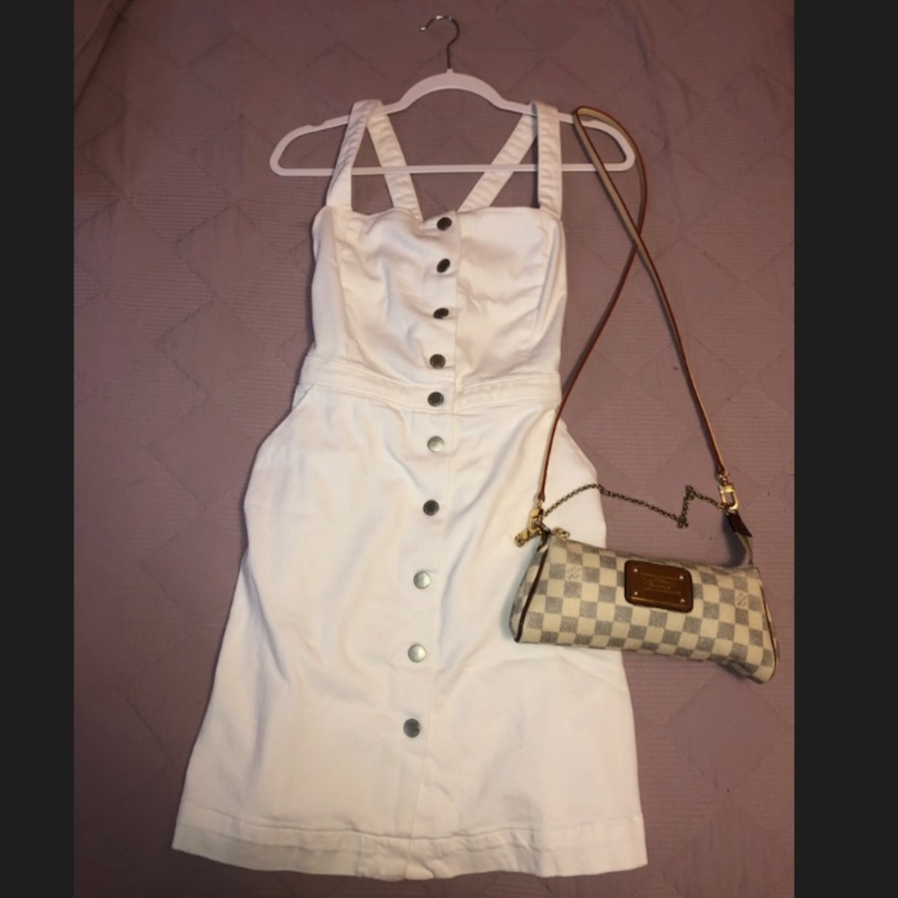 Top Shop Denim white dress